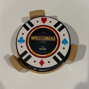 RARE WWE WrestleMania Priority Pass VIPCoaster Set 2025